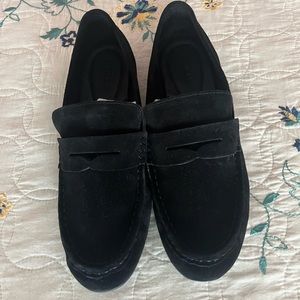 Born Black Suede Betti Loafer